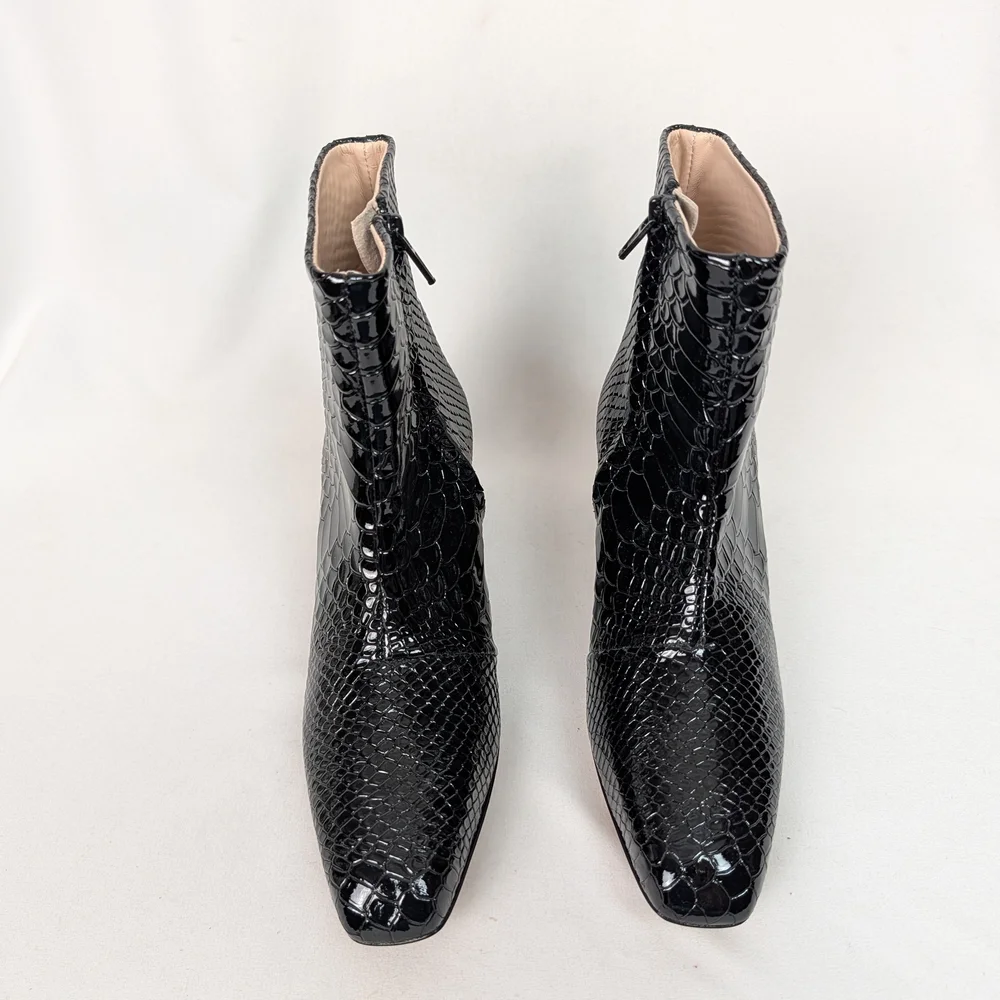 KALDA Marti Embossed Snake Boots